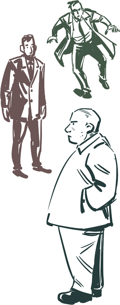 suits sketches