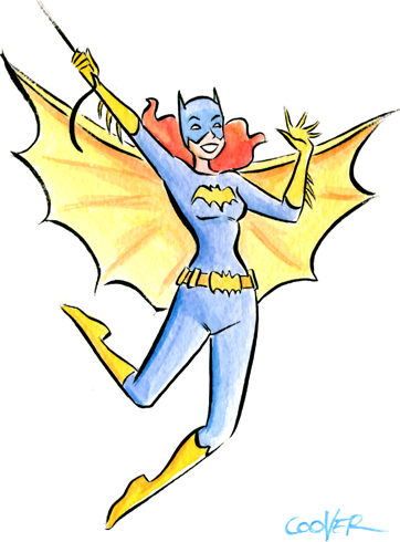 Tuesday Sketch: More Post-Baltimore Sketches: Batgirl | Colleen Coover